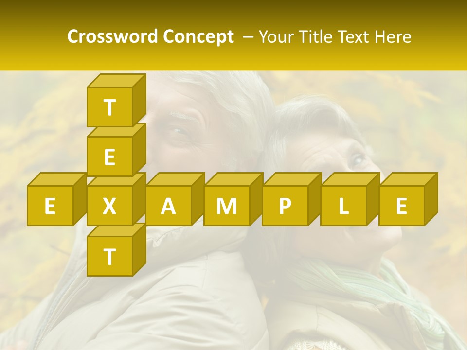 A Couple Of People That Are Standing In Front Of A Tree PowerPoint Template