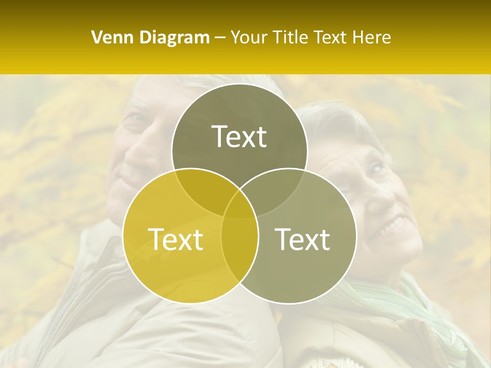 A Couple Of People That Are Standing In Front Of A Tree PowerPoint Template