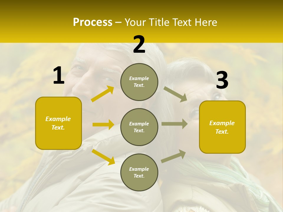 A Couple Of People That Are Standing In Front Of A Tree PowerPoint Template