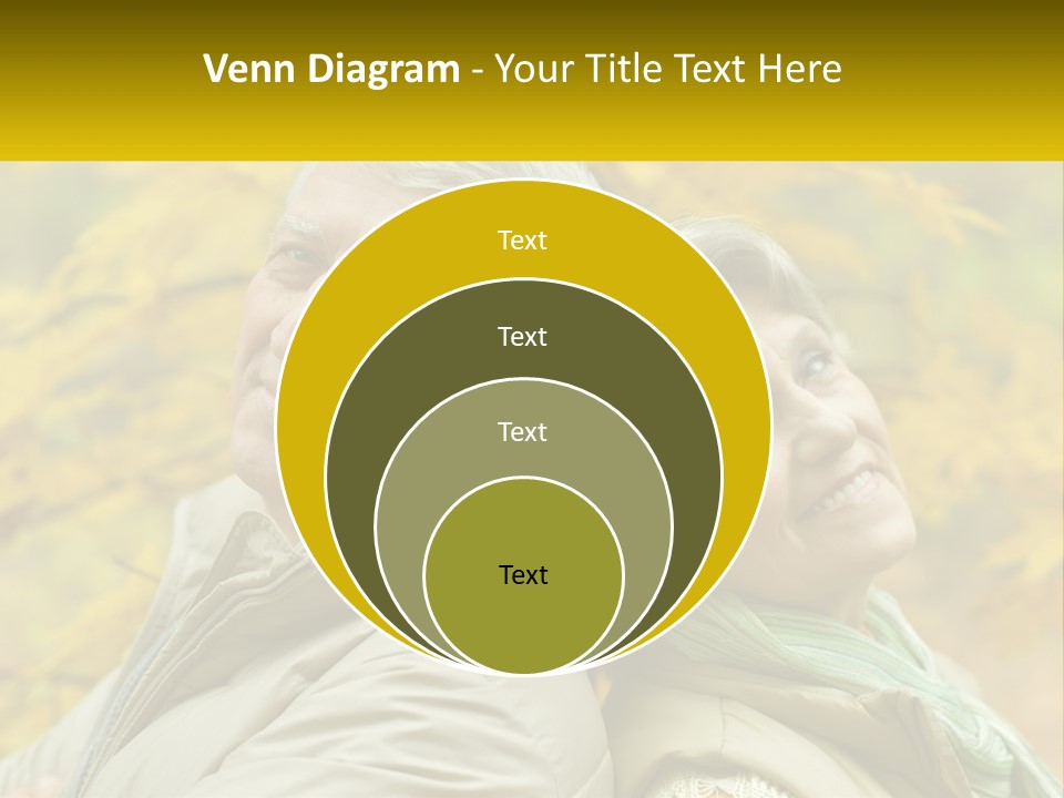 A Couple Of People That Are Standing In Front Of A Tree PowerPoint Template