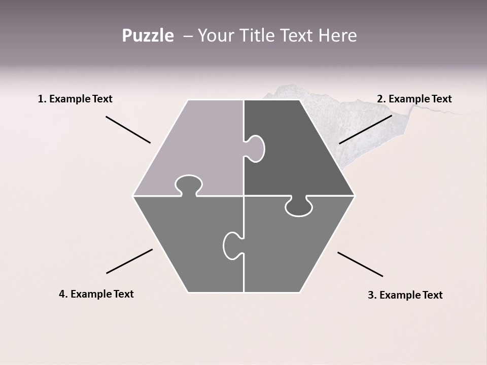 A Piece Of Paper That Has Been Torn In Half PowerPoint Template