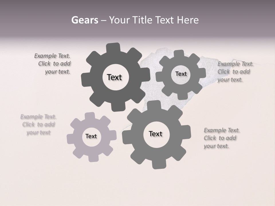 A Piece Of Paper That Has Been Torn In Half PowerPoint Template