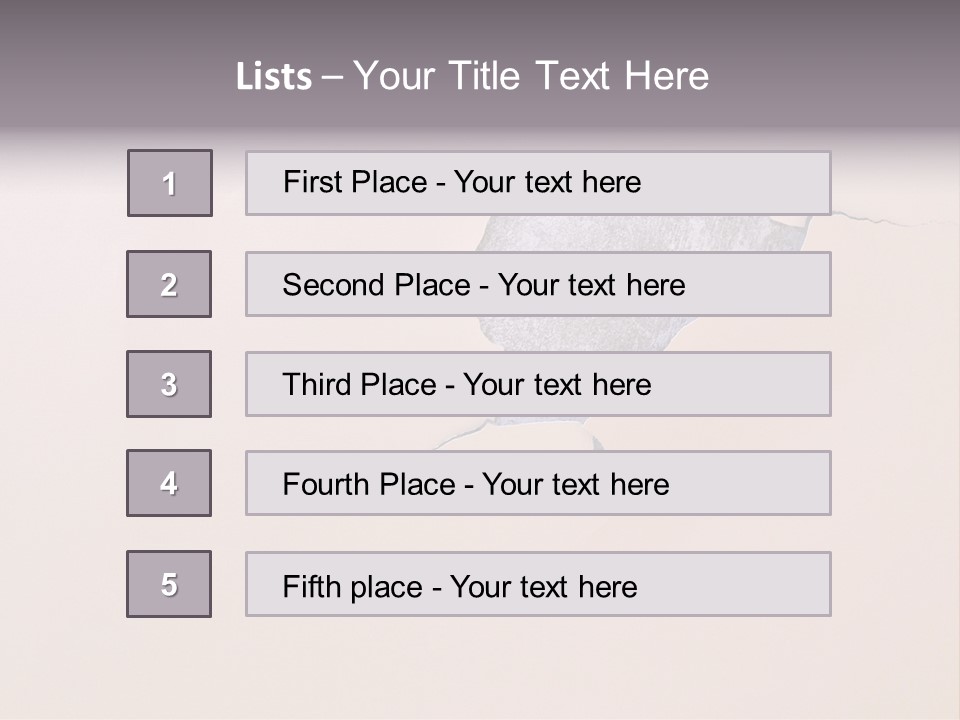 A Piece Of Paper That Has Been Torn In Half PowerPoint Template