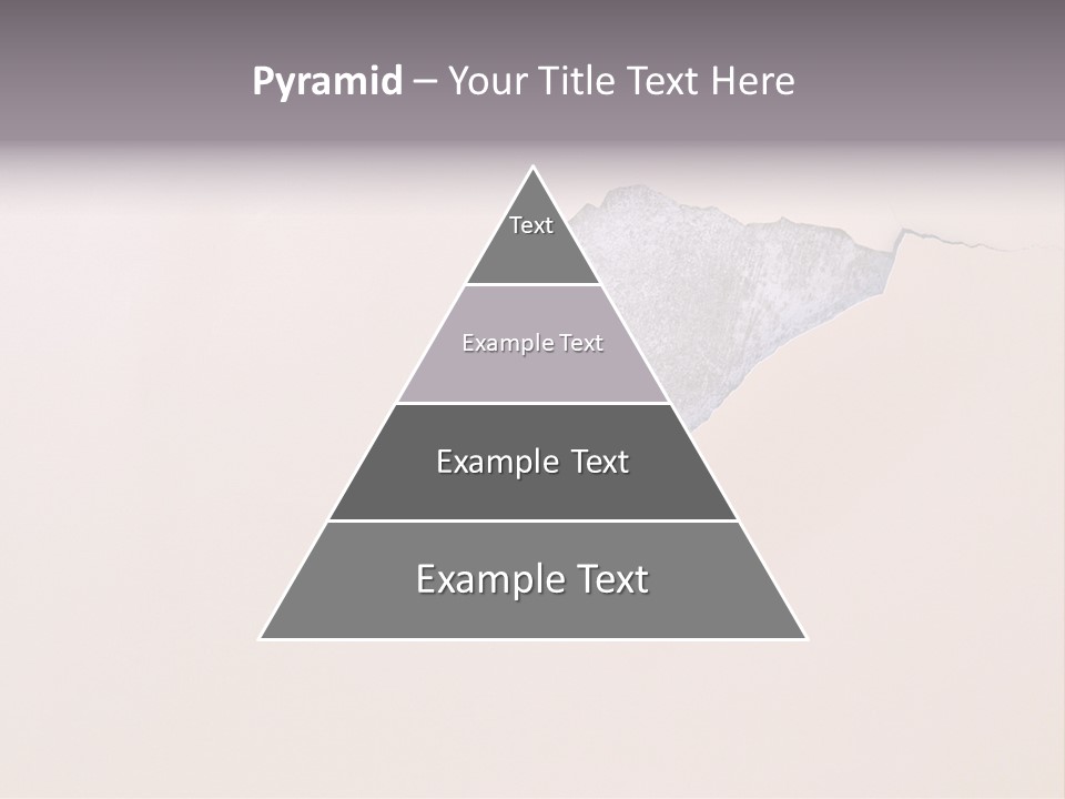 A Piece Of Paper That Has Been Torn In Half PowerPoint Template