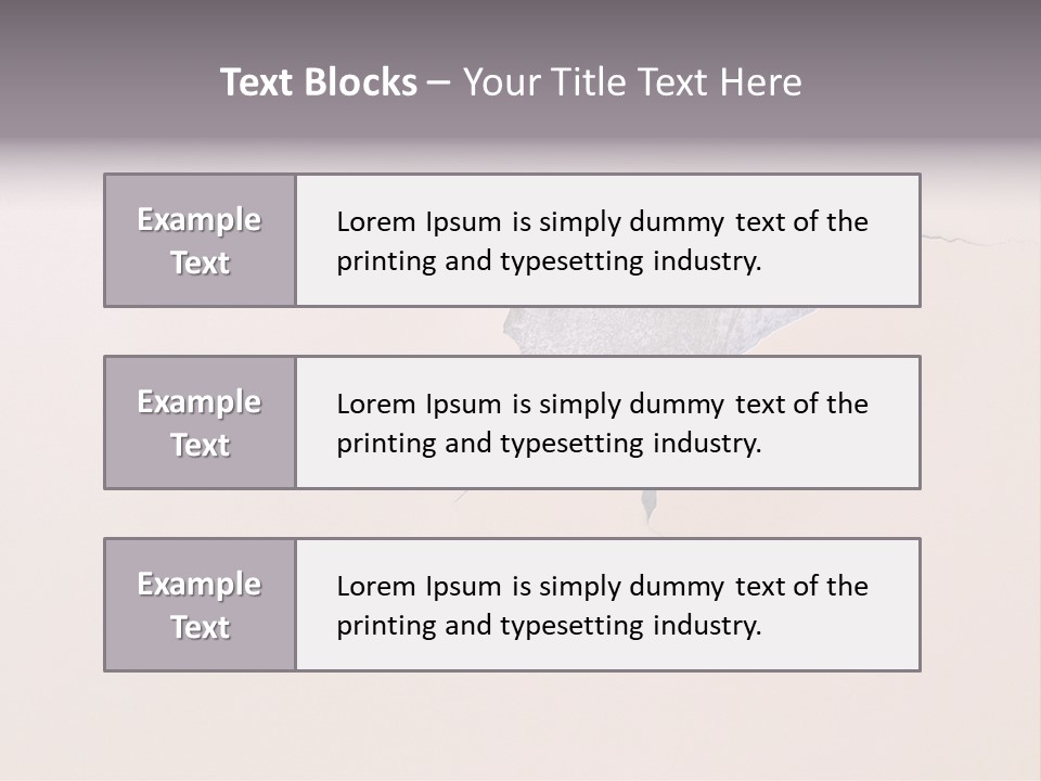 A Piece Of Paper That Has Been Torn In Half PowerPoint Template