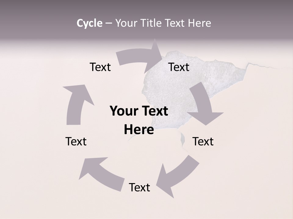 A Piece Of Paper That Has Been Torn In Half PowerPoint Template