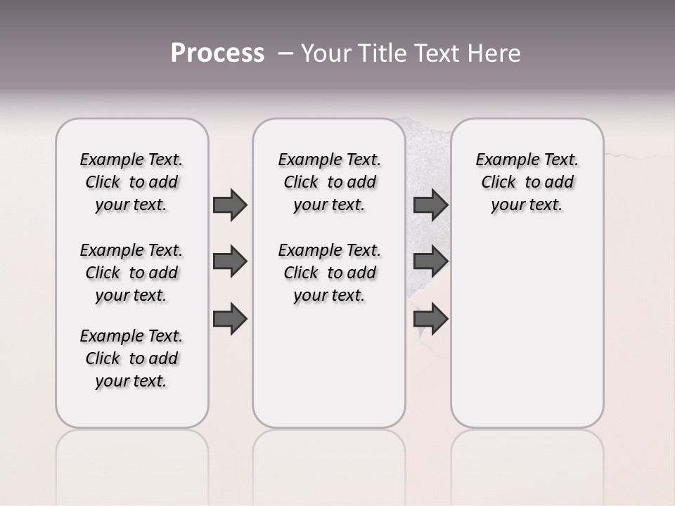 A Piece Of Paper That Has Been Torn In Half PowerPoint Template