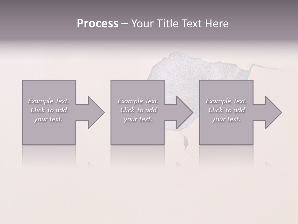 A Piece Of Paper That Has Been Torn In Half PowerPoint Template