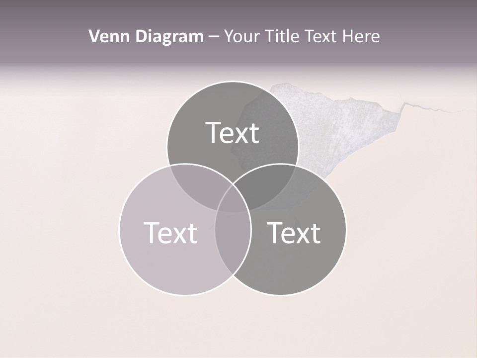 A Piece Of Paper That Has Been Torn In Half PowerPoint Template