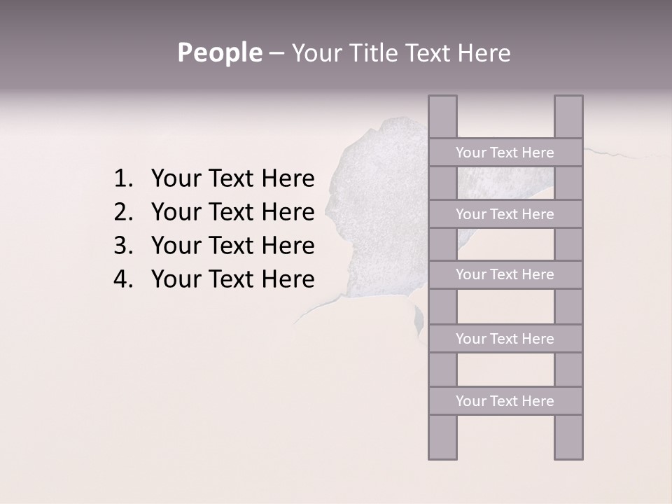 A Piece Of Paper That Has Been Torn In Half PowerPoint Template