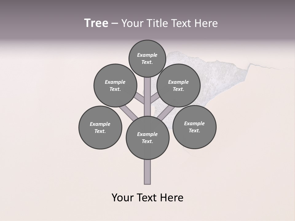 A Piece Of Paper That Has Been Torn In Half PowerPoint Template