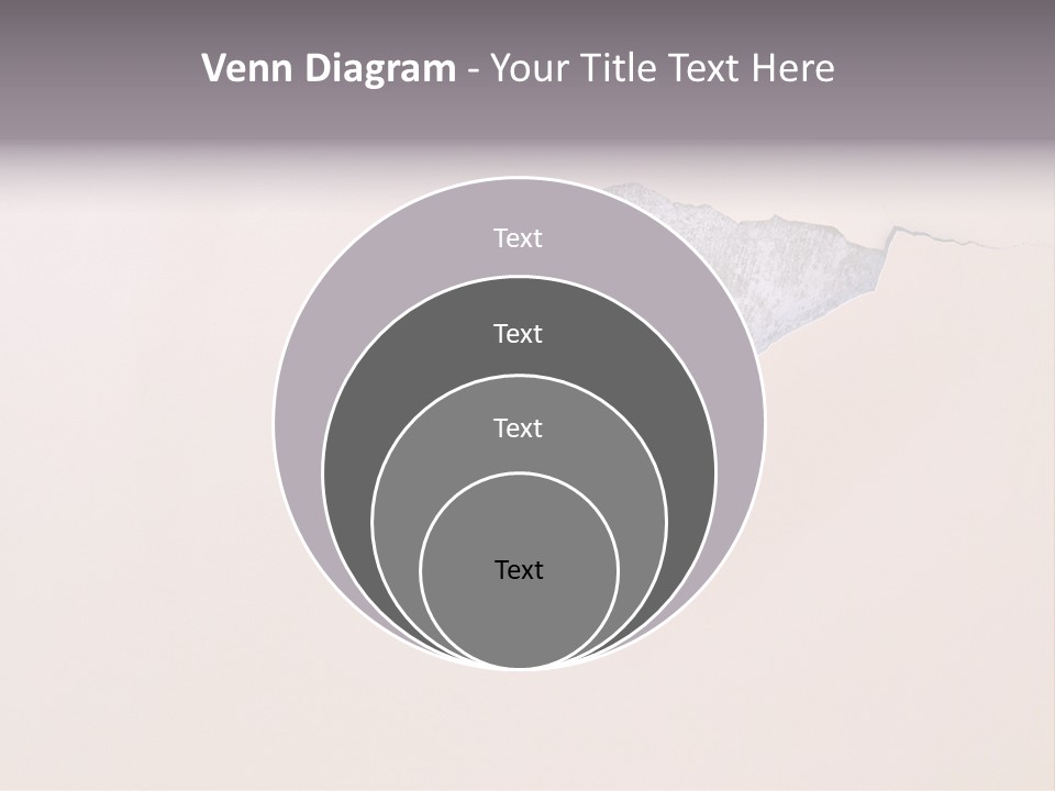 A Piece Of Paper That Has Been Torn In Half PowerPoint Template