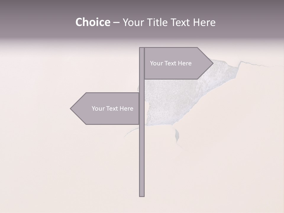 A Piece Of Paper That Has Been Torn In Half PowerPoint Template