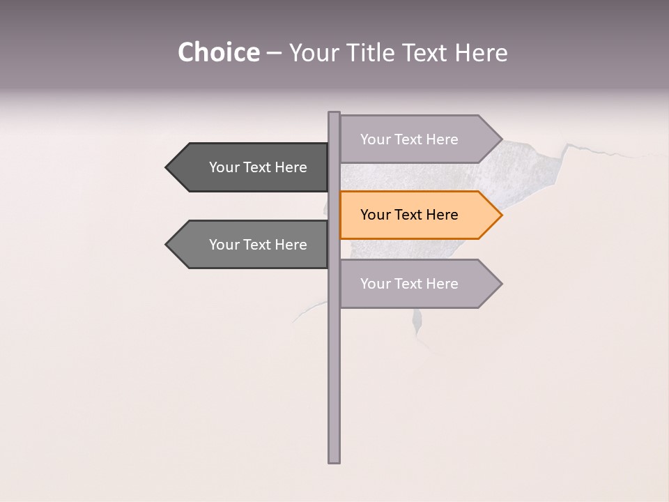 A Piece Of Paper That Has Been Torn In Half PowerPoint Template