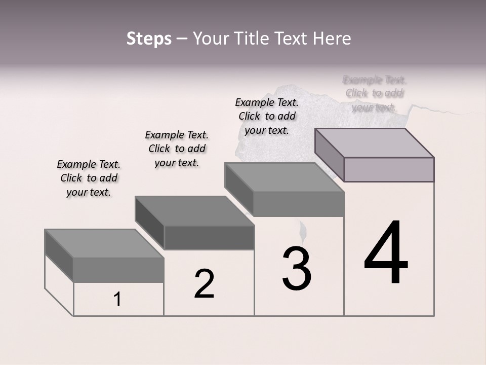 A Piece Of Paper That Has Been Torn In Half PowerPoint Template