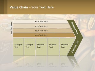 A Woman Sitting In The Drivers Seat Of A Car PowerPoint Template