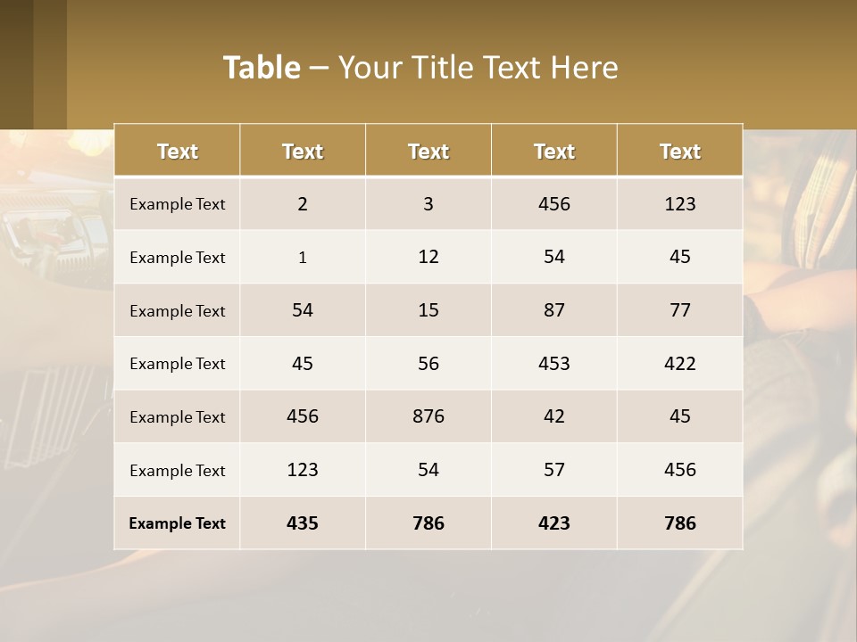 A Woman Sitting In The Drivers Seat Of A Car PowerPoint Template