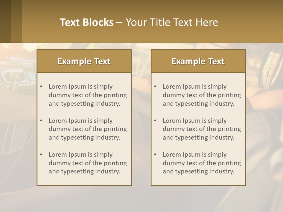 A Woman Sitting In The Drivers Seat Of A Car PowerPoint Template