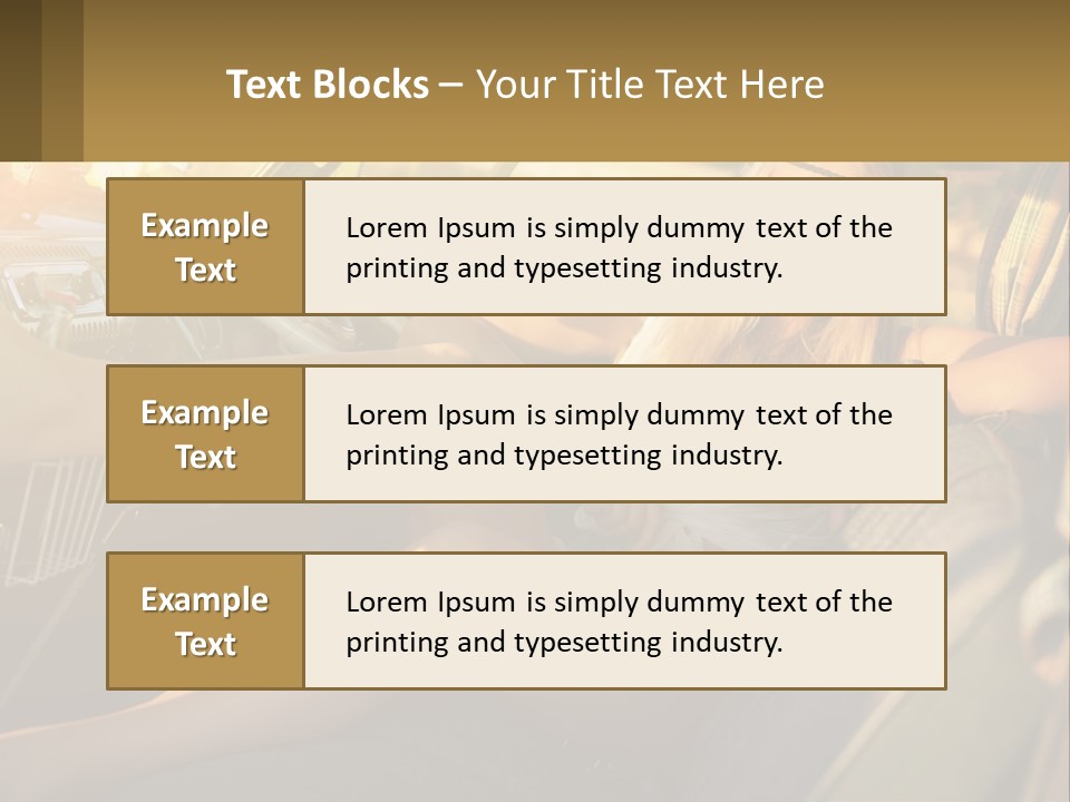 A Woman Sitting In The Drivers Seat Of A Car PowerPoint Template