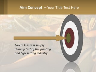 A Woman Sitting In The Drivers Seat Of A Car PowerPoint Template