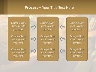 A Woman Sitting In The Drivers Seat Of A Car PowerPoint Template