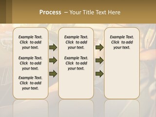 A Woman Sitting In The Drivers Seat Of A Car PowerPoint Template