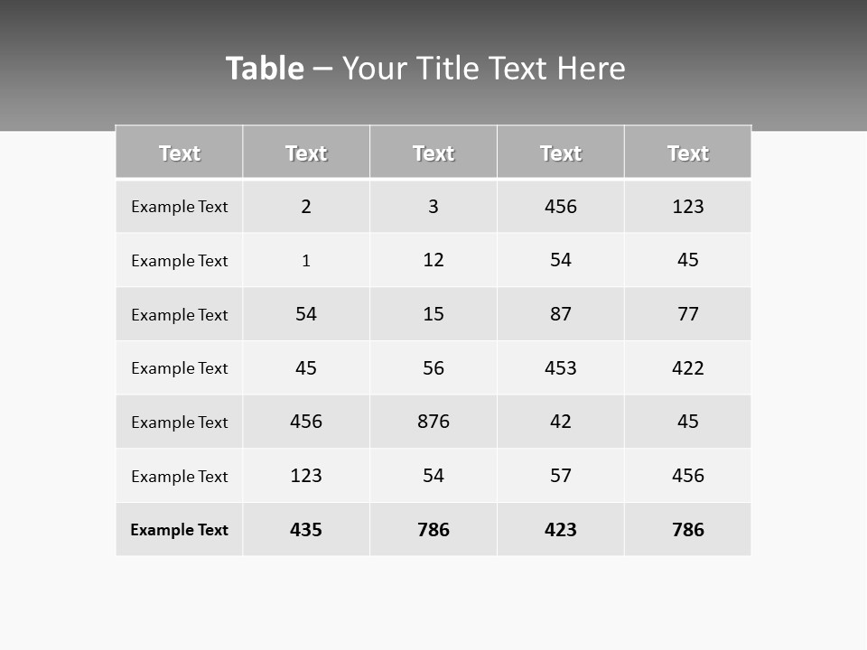 A Woman With Long Hair Is Shown In Black And White PowerPoint Template