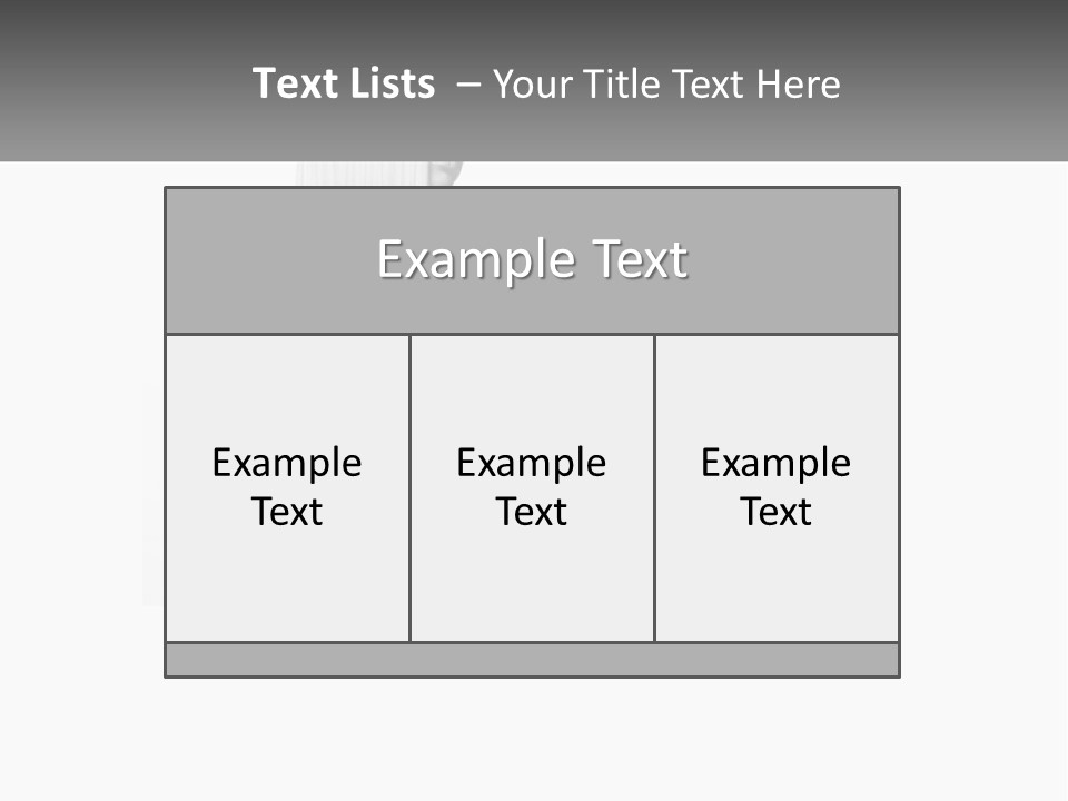 A Woman With Long Hair Is Shown In Black And White PowerPoint Template
