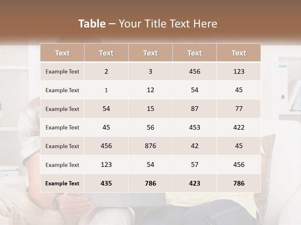 A Man And Woman Sitting On A Couch Holding A Credit Card PowerPoint Template