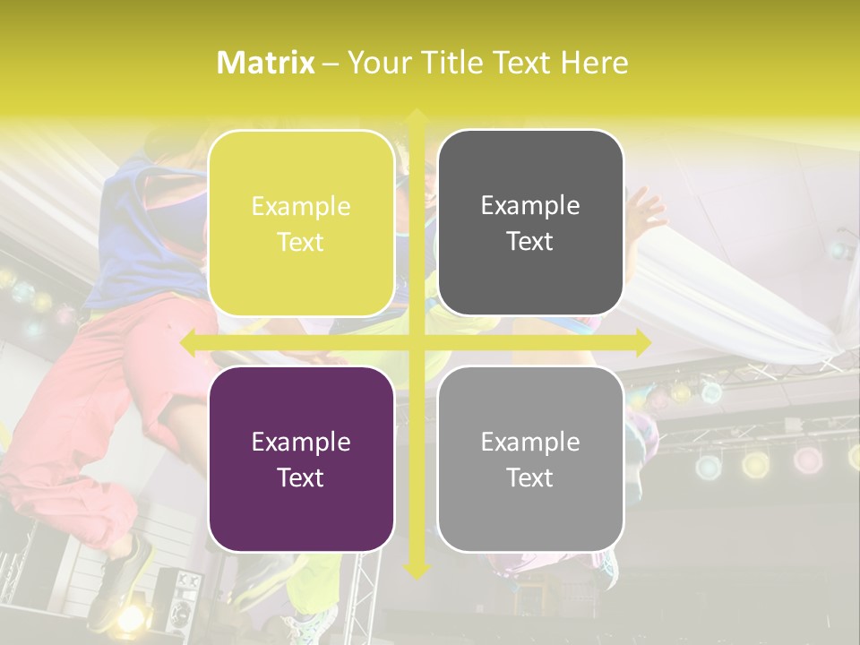 A Group Of Young Women Jumping Up In The Air PowerPoint Template