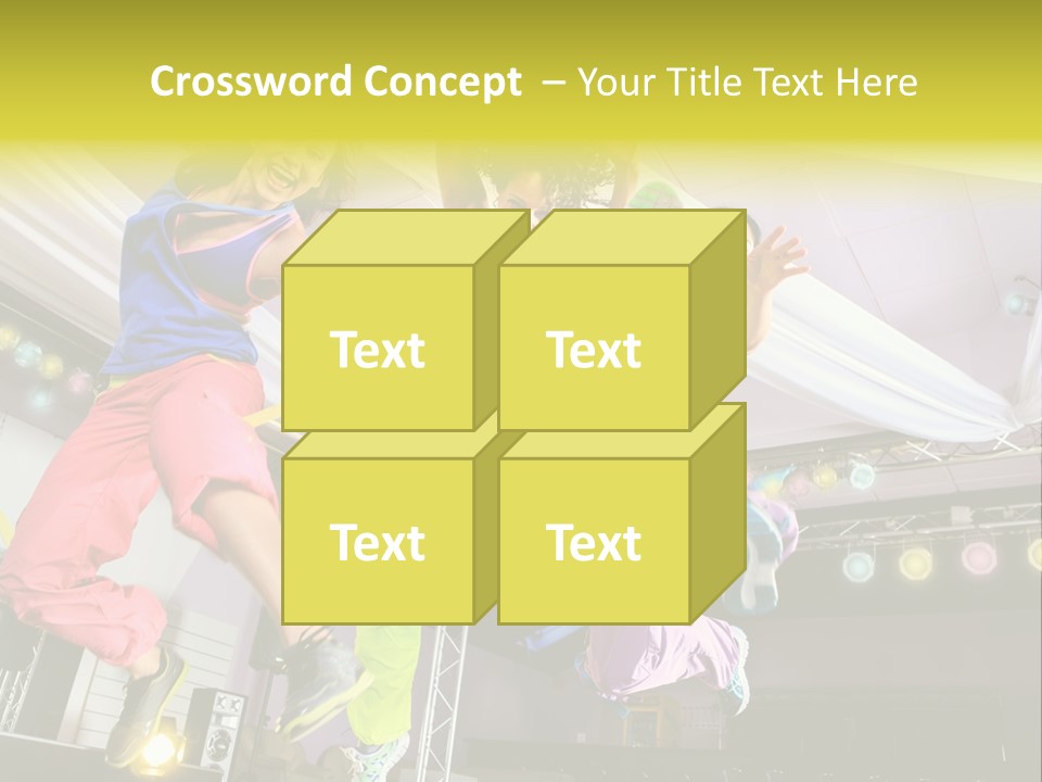 A Group Of Young Women Jumping Up In The Air PowerPoint Template