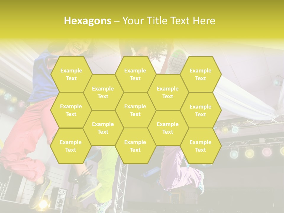 A Group Of Young Women Jumping Up In The Air PowerPoint Template