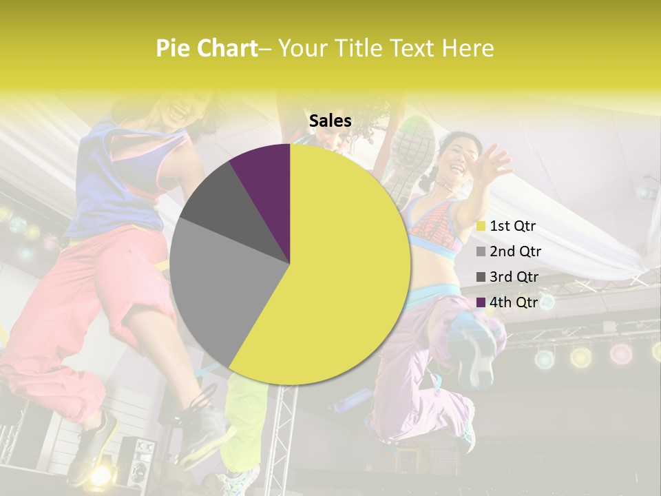 A Group Of Young Women Jumping Up In The Air PowerPoint Template