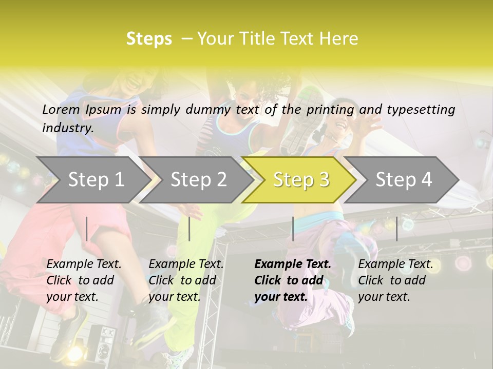 A Group Of Young Women Jumping Up In The Air PowerPoint Template