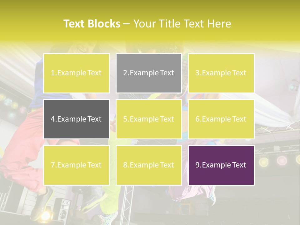 A Group Of Young Women Jumping Up In The Air PowerPoint Template