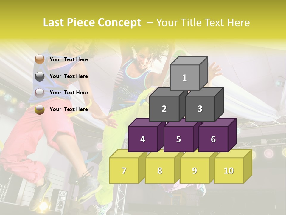 A Group Of Young Women Jumping Up In The Air PowerPoint Template