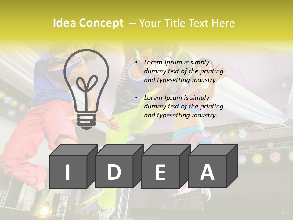 A Group Of Young Women Jumping Up In The Air PowerPoint Template