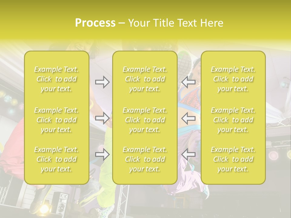 A Group Of Young Women Jumping Up In The Air PowerPoint Template