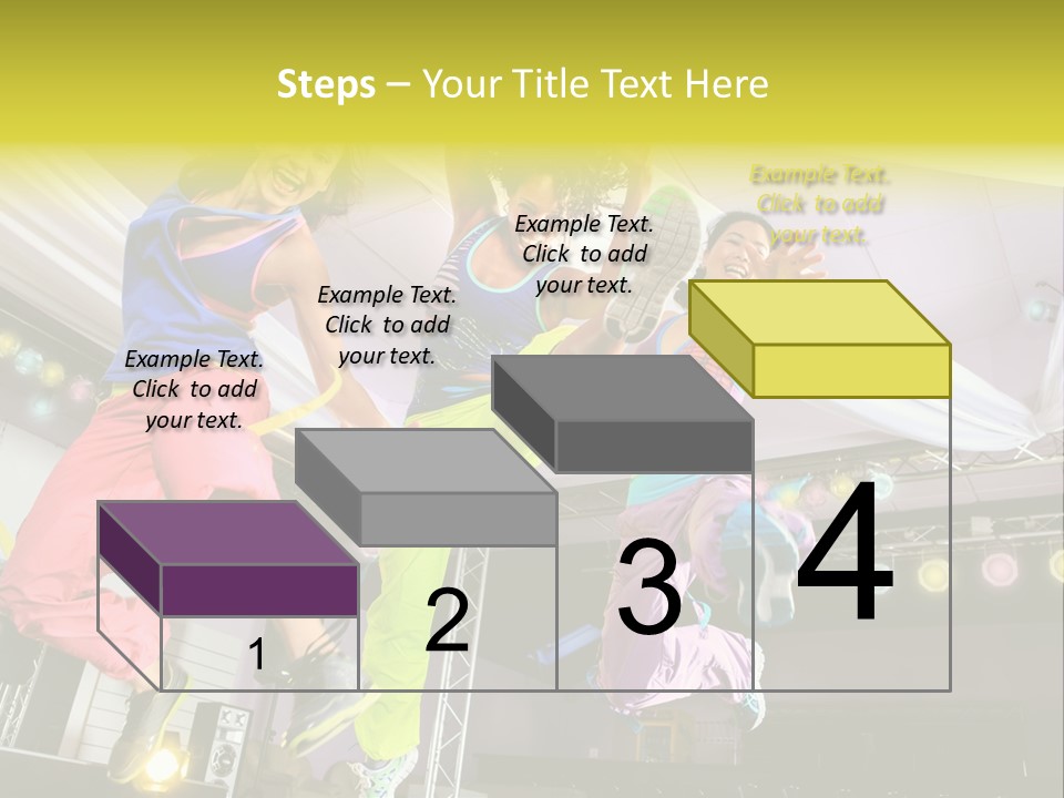 A Group Of Young Women Jumping Up In The Air PowerPoint Template