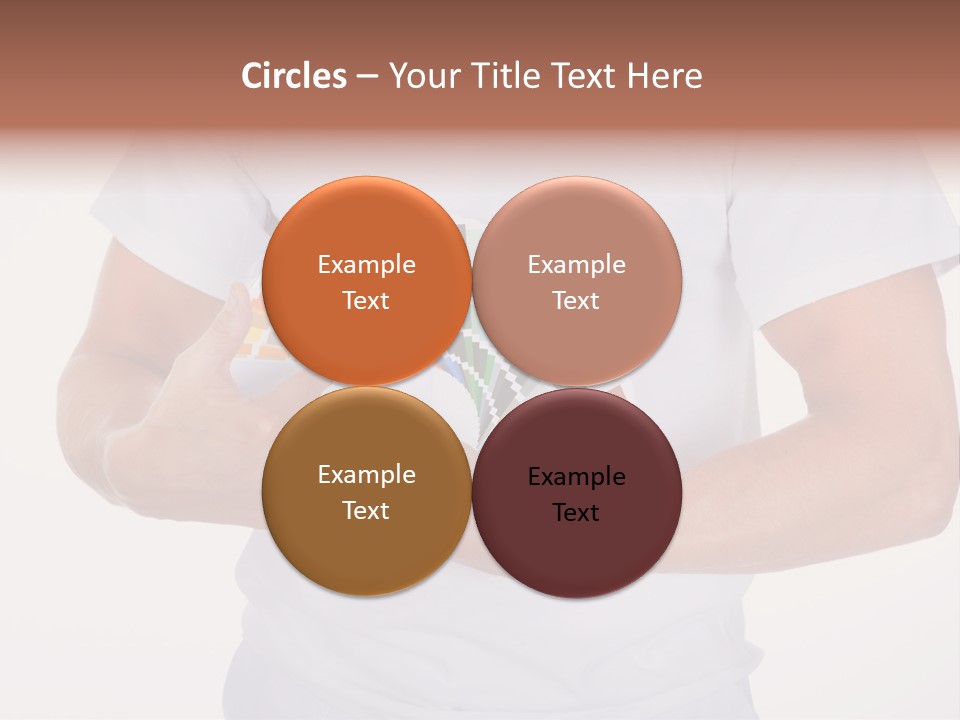 A Man Holding A Fan Of Color Samples In His Hands PowerPoint Template