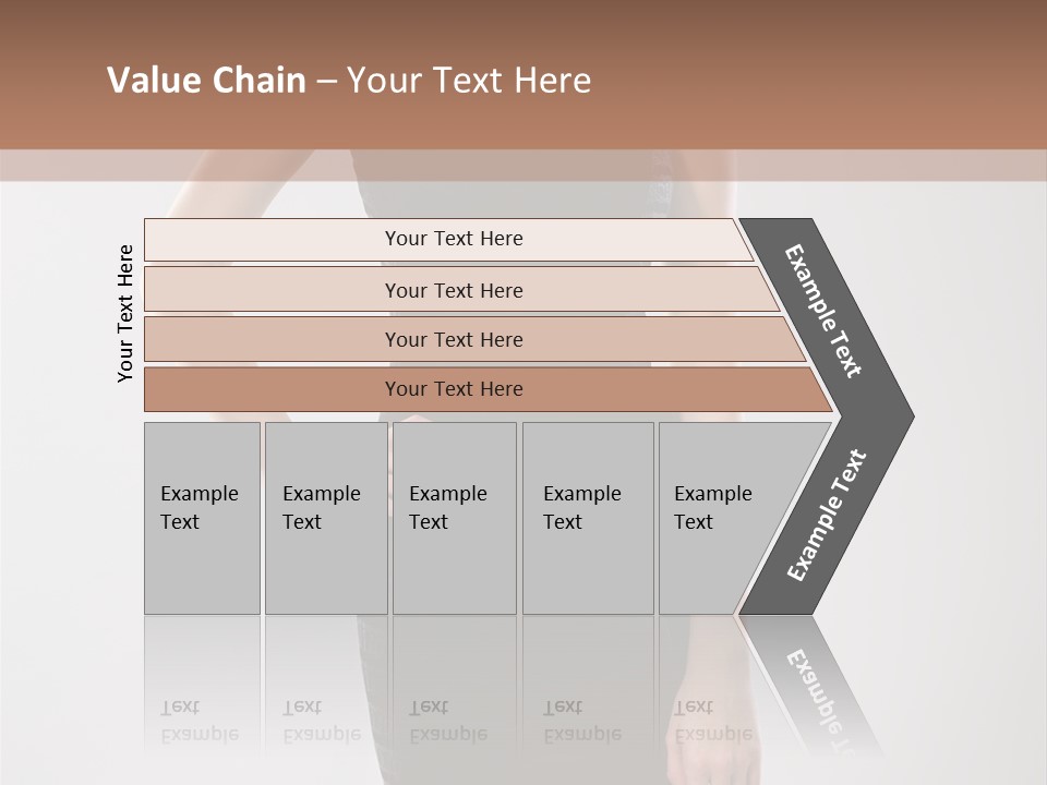 A Woman In A Black Dress Is Posing For A Picture PowerPoint Template