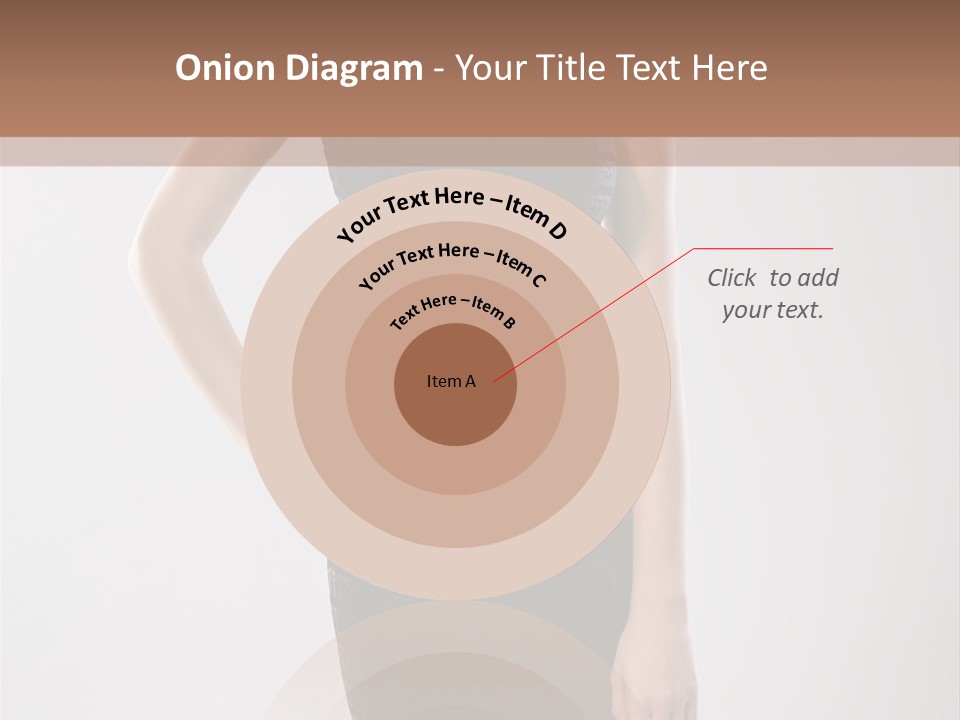 A Woman In A Black Dress Is Posing For A Picture PowerPoint Template