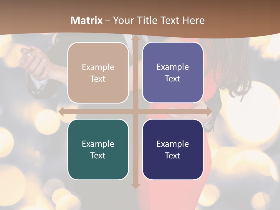 A Man And Woman Dancing Together In A Dance Pose PowerPoint Template