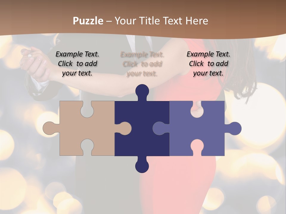 A Man And Woman Dancing Together In A Dance Pose PowerPoint Template