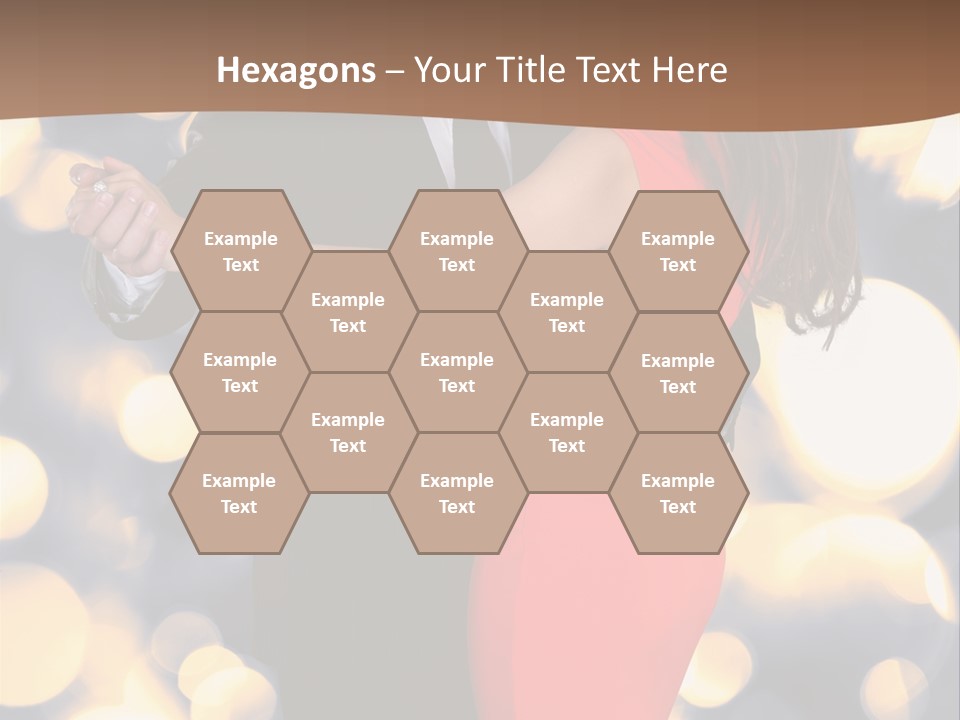 A Man And Woman Dancing Together In A Dance Pose PowerPoint Template