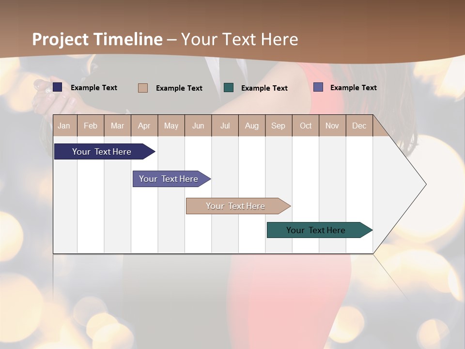 A Man And Woman Dancing Together In A Dance Pose PowerPoint Template