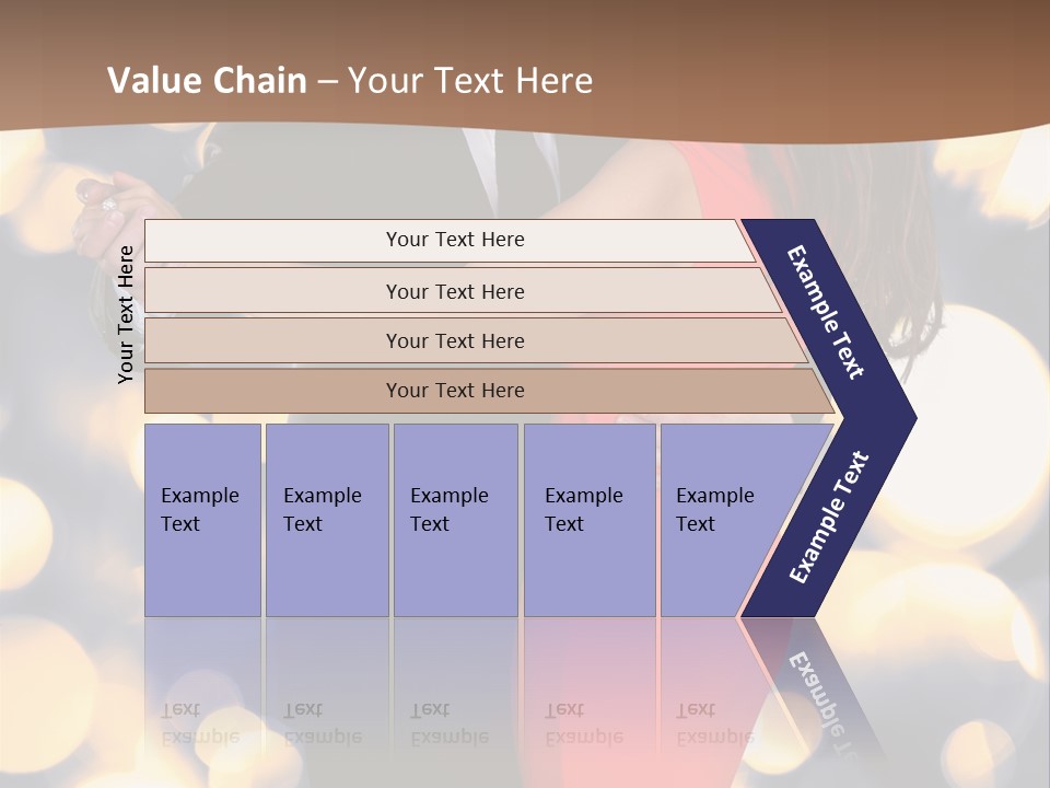 A Man And Woman Dancing Together In A Dance Pose PowerPoint Template