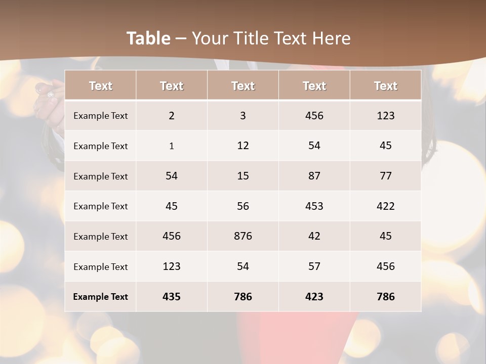 A Man And Woman Dancing Together In A Dance Pose PowerPoint Template