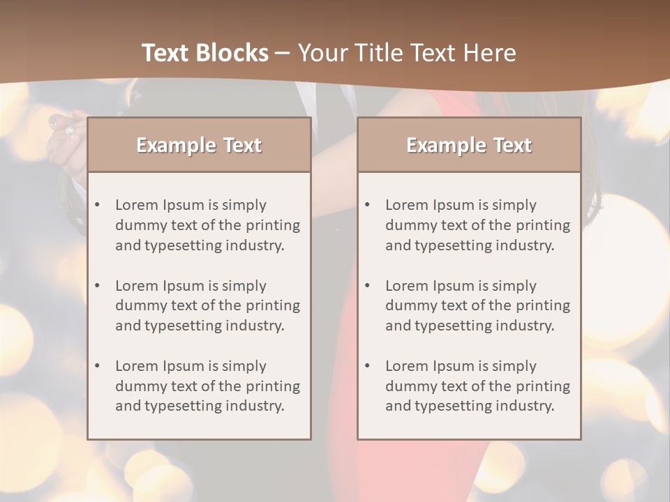 A Man And Woman Dancing Together In A Dance Pose PowerPoint Template