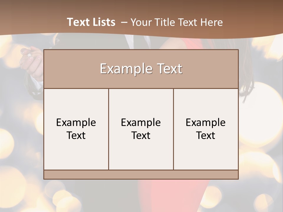 A Man And Woman Dancing Together In A Dance Pose PowerPoint Template